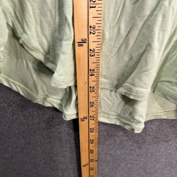 Cuddl Duds Softwear with Stretch Crew-Neck Top Herbal Green, Medium - Picture 4 of 8